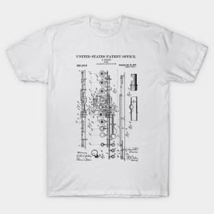 Flute Patent Black T-Shirt